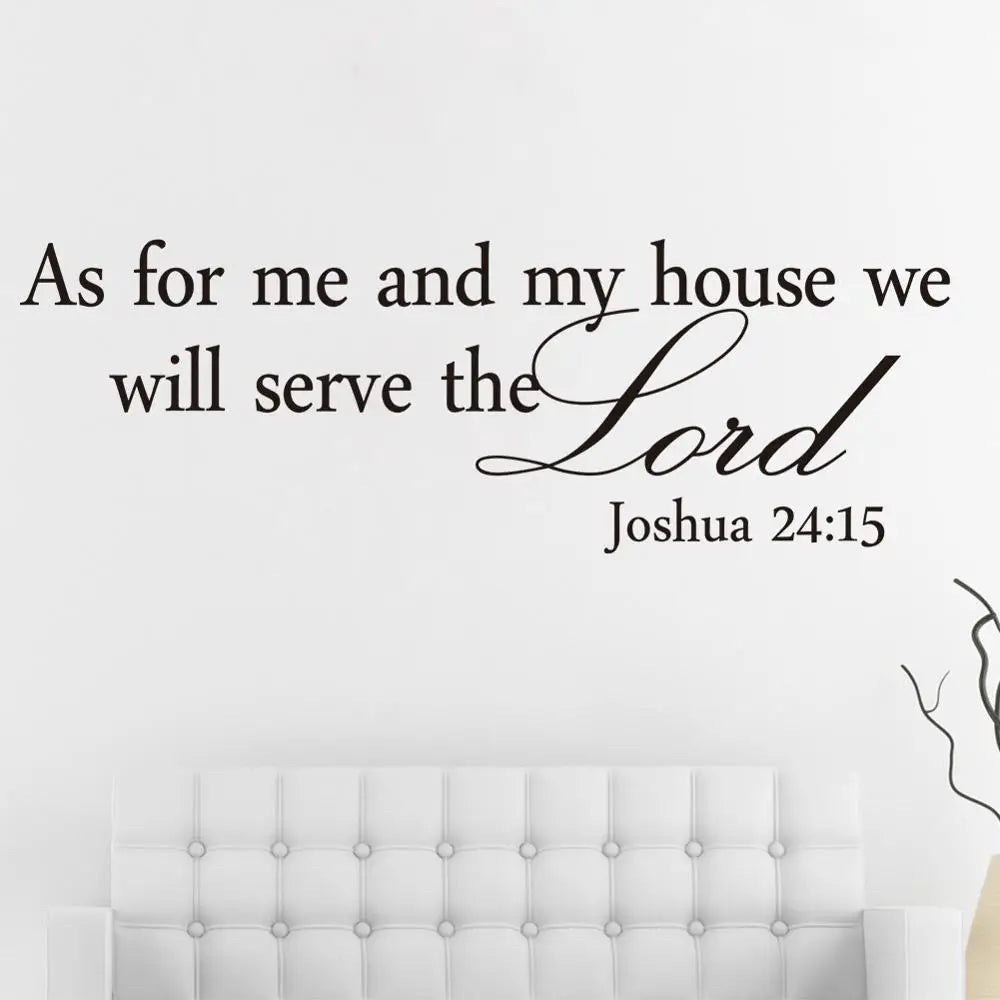 Scripture Wall Decal | Religious Wall Decal | Bible Wall