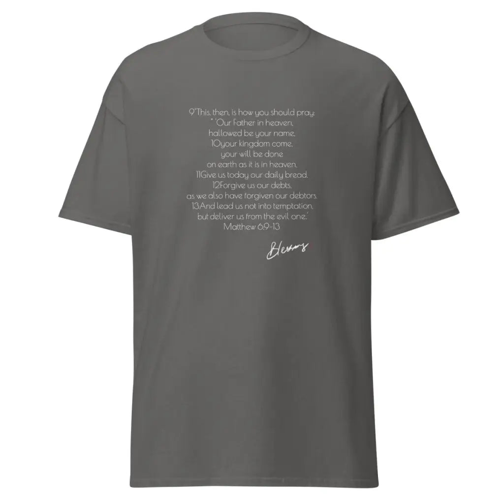 Lord's Prayer Shirt | Men's Christian Shirt | Jesus Shirt | Christian Streetwear | Jesus Apparel | Religious Shirt