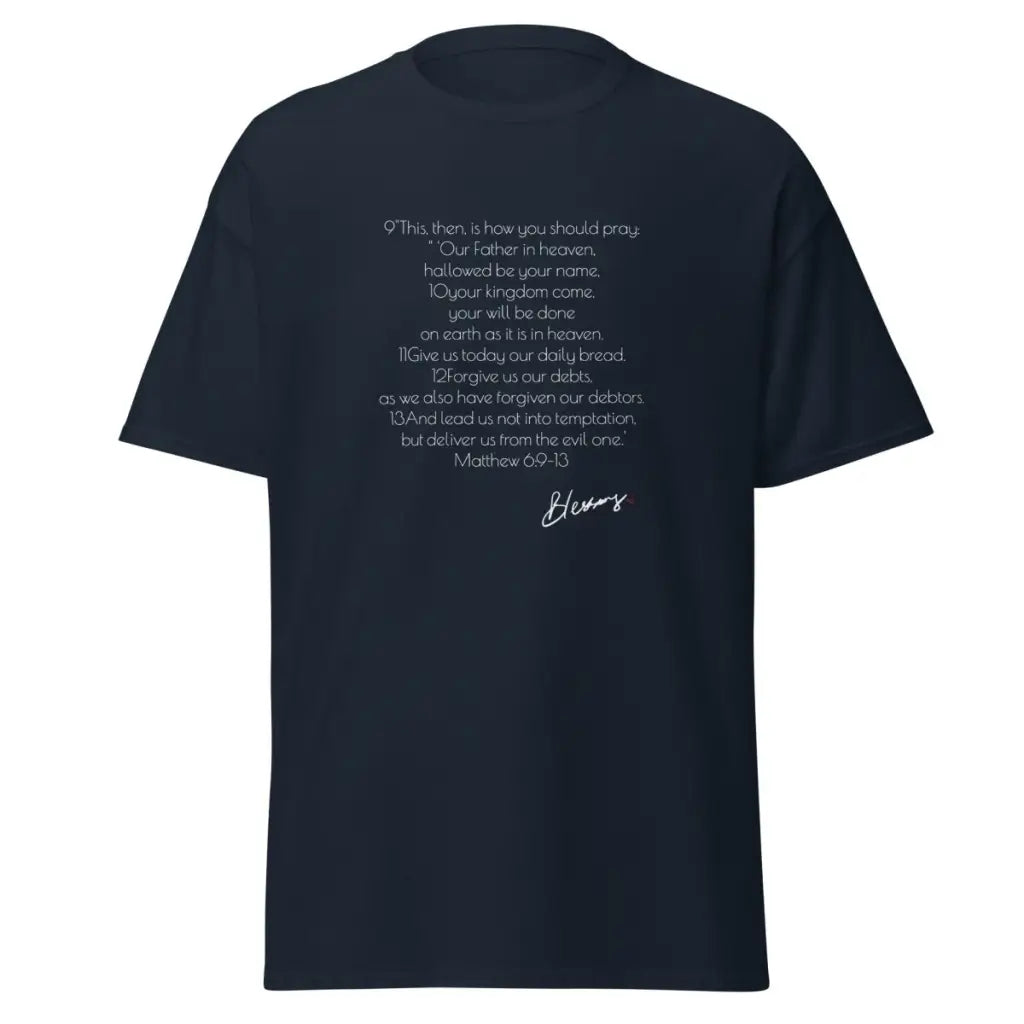 Lord's Prayer Shirt | Men's Christian Shirt | Jesus Shirt | Christian Streetwear | Jesus Apparel | Religious Shirt