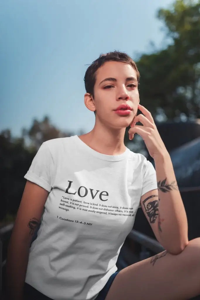 Love Christian Gospel Unisex Classic Shirt | Graphic Christian Shirt | Short-Sleeve Tee | Comfort Colors Shirt