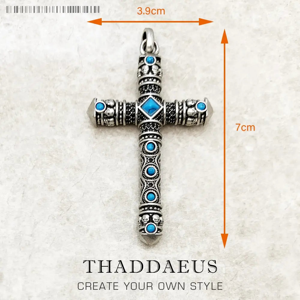 Majestic Cross Pendant | Sterling Silver Necklace Charm |