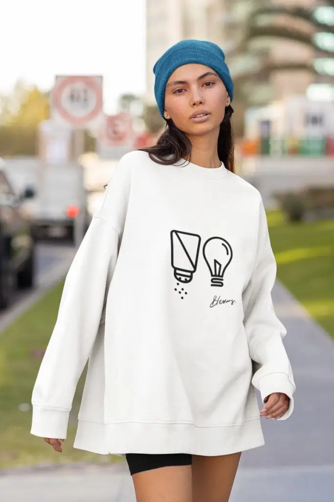 Salt and Light Christian Sweatshirt | Men's Crewneck Sweatshirt | Womens Graphic Sweatshirt | Jesus Sweatshirt