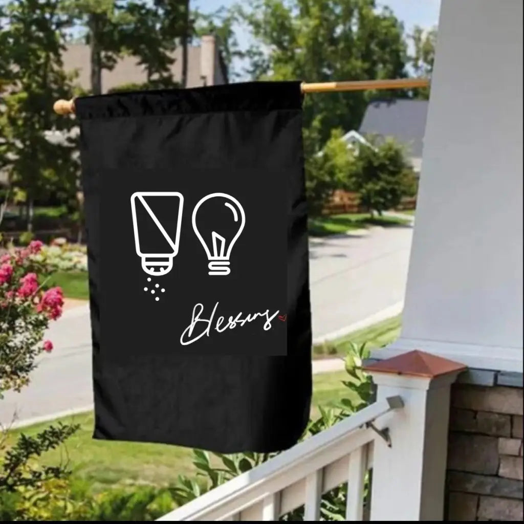 Christian Salt And Light House Lawn Banner Flag | Garden Flag | Christian Decor | Memorial Flag | Garden Decoration
