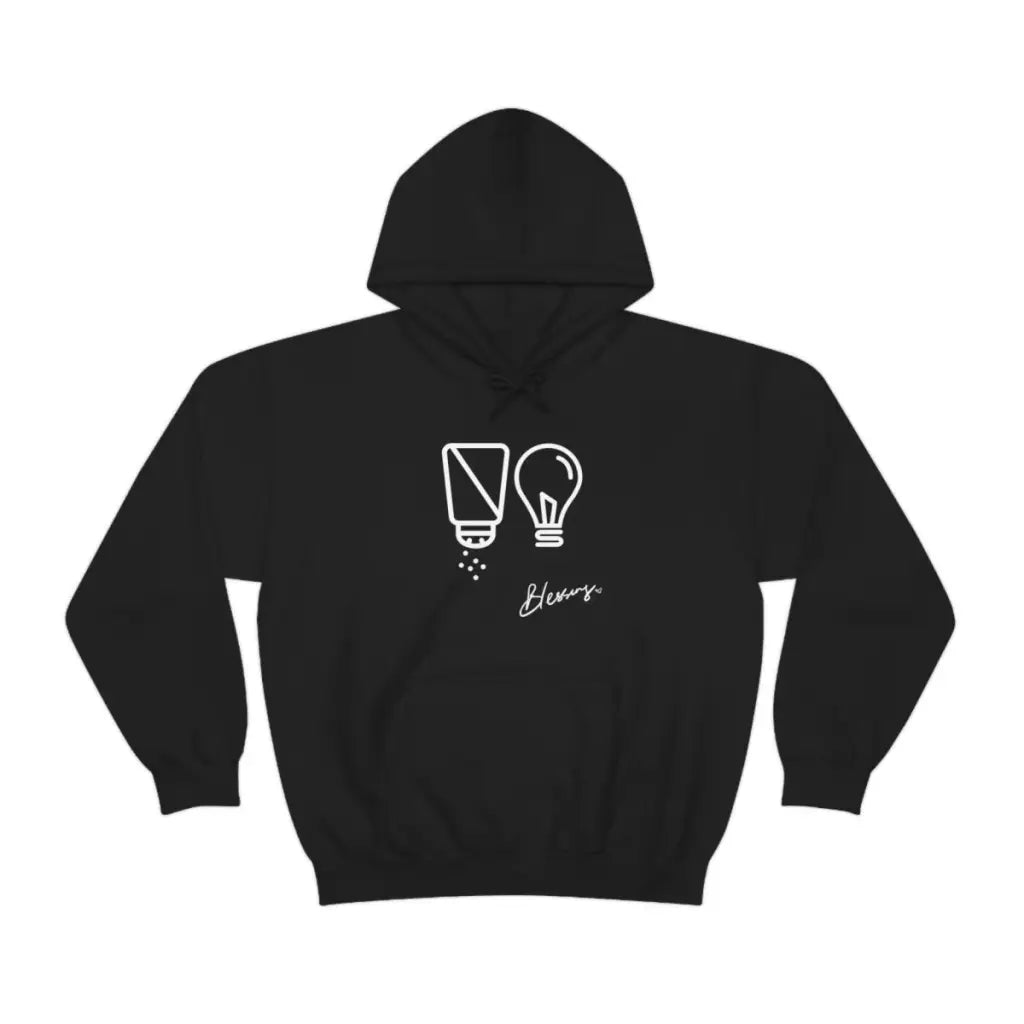 Salt & Light Christian Hoodie | Medium Blend Graphic Hoodie | Unisex Long-Sleeve Hoodie | Streetwear Hoodie
