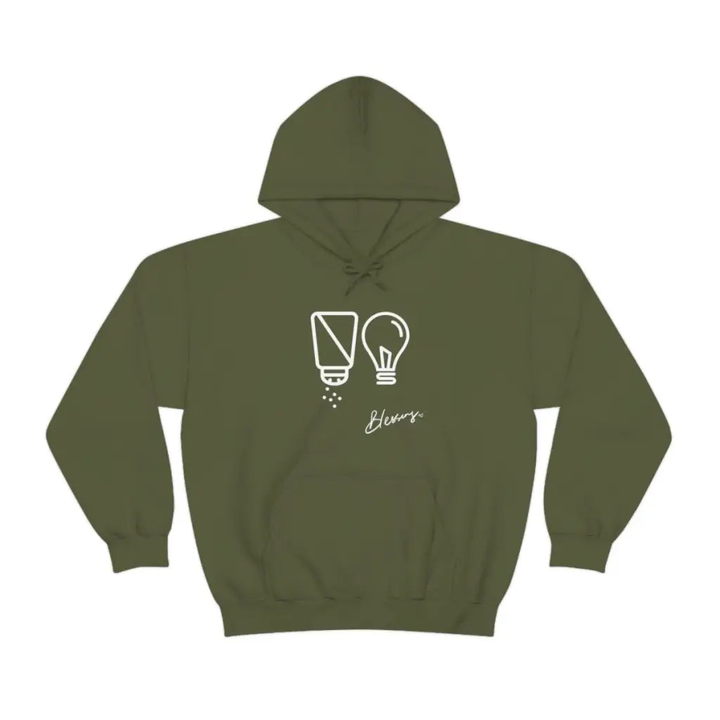 Salt & Light Christian Hoodie | Medium Blend Graphic Hoodie | Unisex Long-Sleeve Hoodie | Streetwear Hoodie