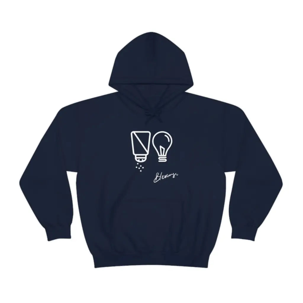 Salt & Light Christian Hoodie | Medium Blend Graphic Hoodie | Unisex Long-Sleeve Hoodie | Streetwear Hoodie