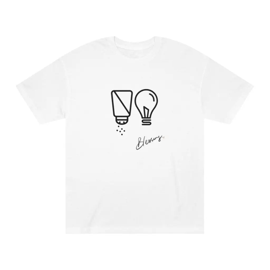 Salt & Light Christian T-Shirt | Unisex Classic Shirt | Graphic Printed T-Shirt | Short-Sleeve T-Shirt | Birthday Gift