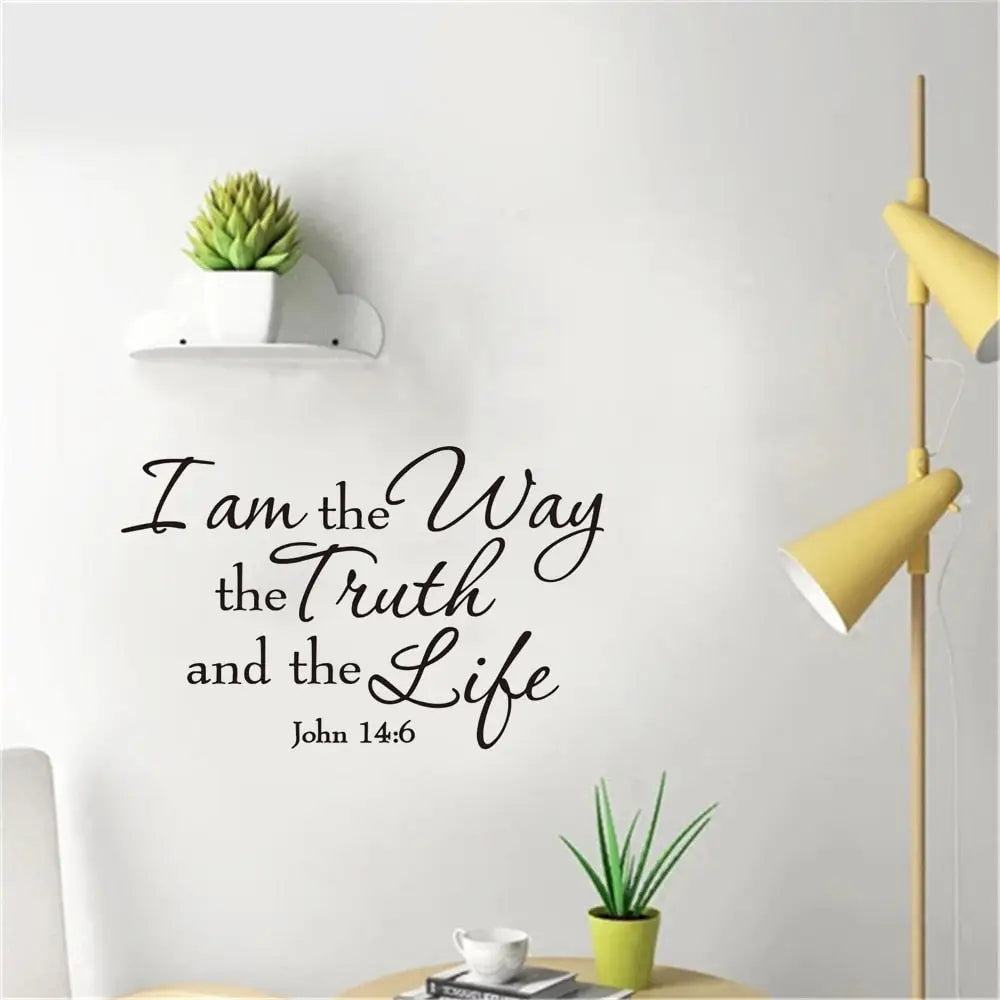 Scripture Wall Decal Sticker | Christian Gifts | Home Decor