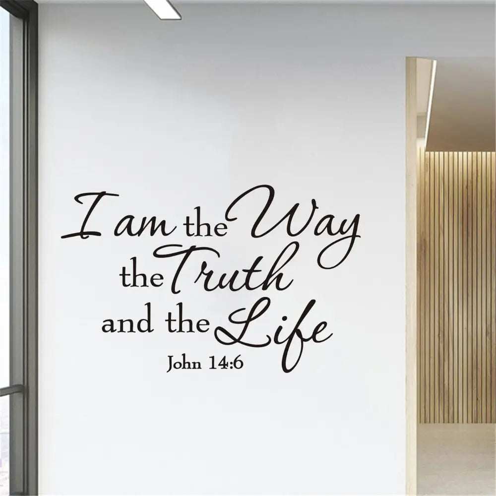 Scripture Wall Decal Sticker | Christian Gifts | Home Decor