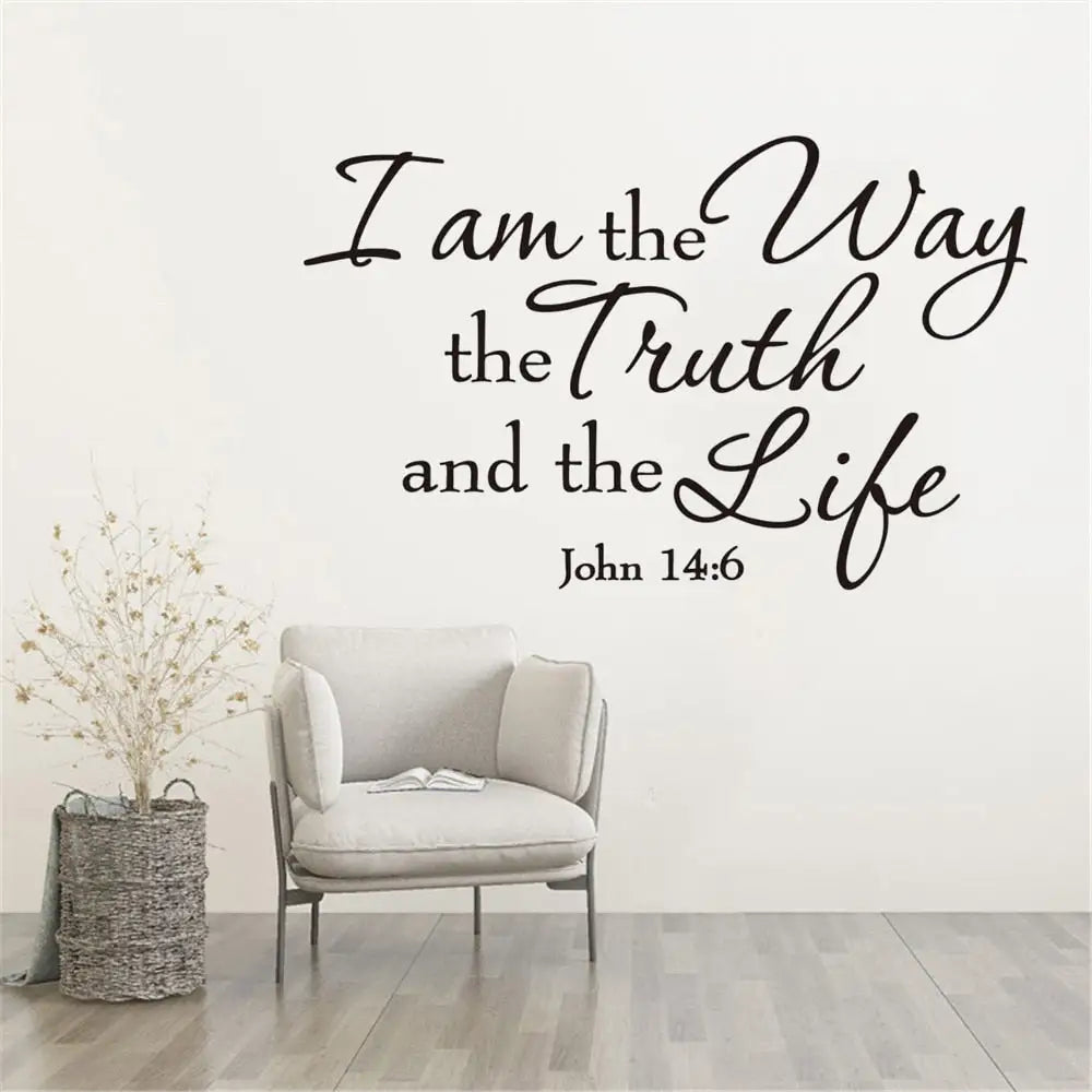Scripture Wall Decal Sticker | Christian Gifts | Home Decor