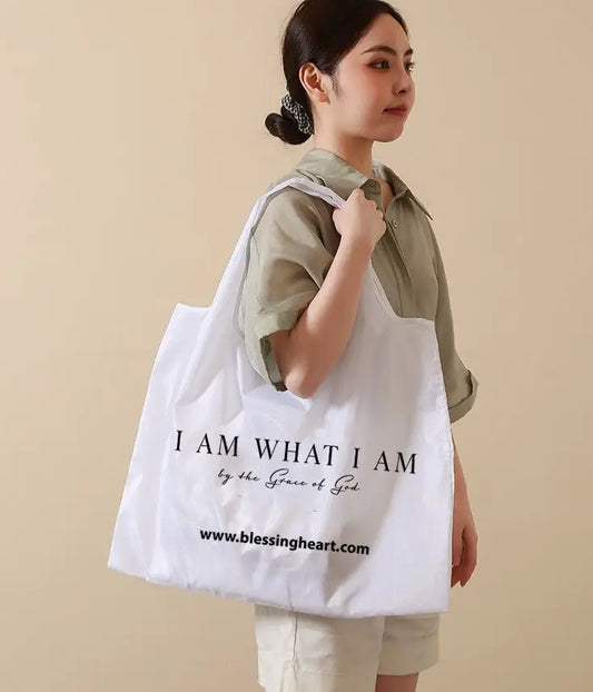 I am What I am - Christian Gospel Washable Nylon Bag (X Large) - Sold by Blessing Heart