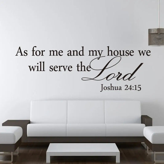 Scripture Wall Decal | Religious Wall Decal | Bible Wall
