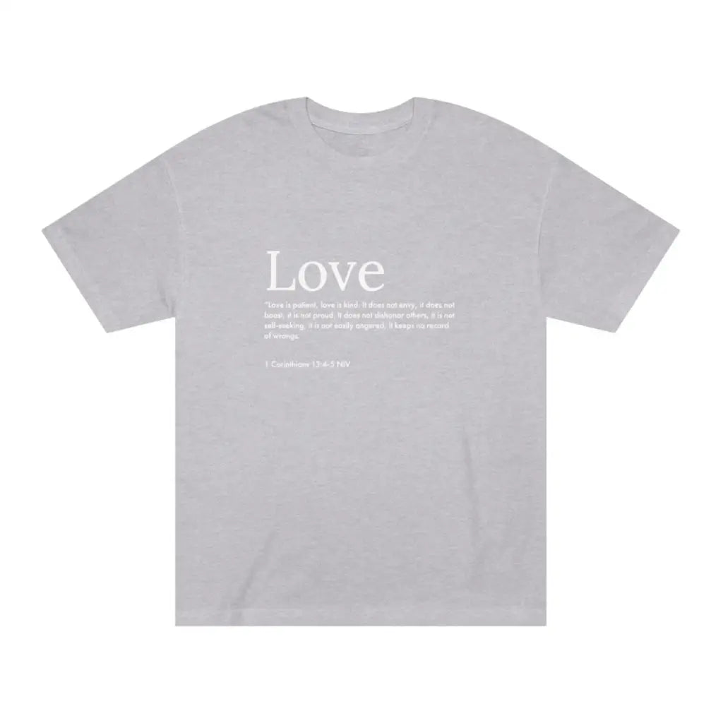 Love Christian Gospel Unisex Classic Shirt | Graphic Christian Shirt | Short-Sleeve Tee | Comfort Colors Shirt