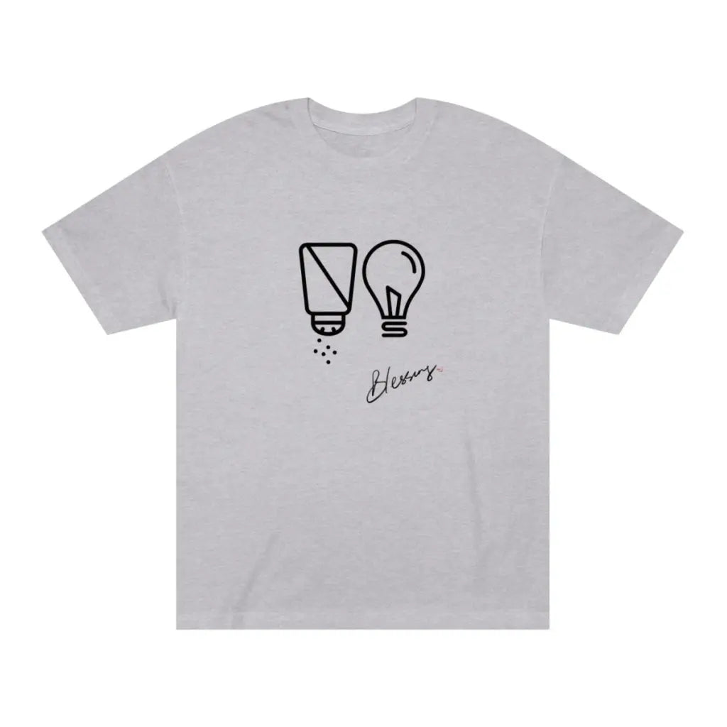 Salt & Light Christian T-Shirt | Unisex Classic Shirt | Graphic Printed T-Shirt | Short-Sleeve T-Shirt | Birthday Gift